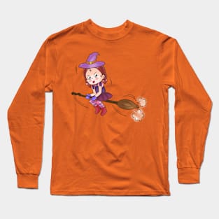 Naughty little witch Long Sleeve T-Shirt